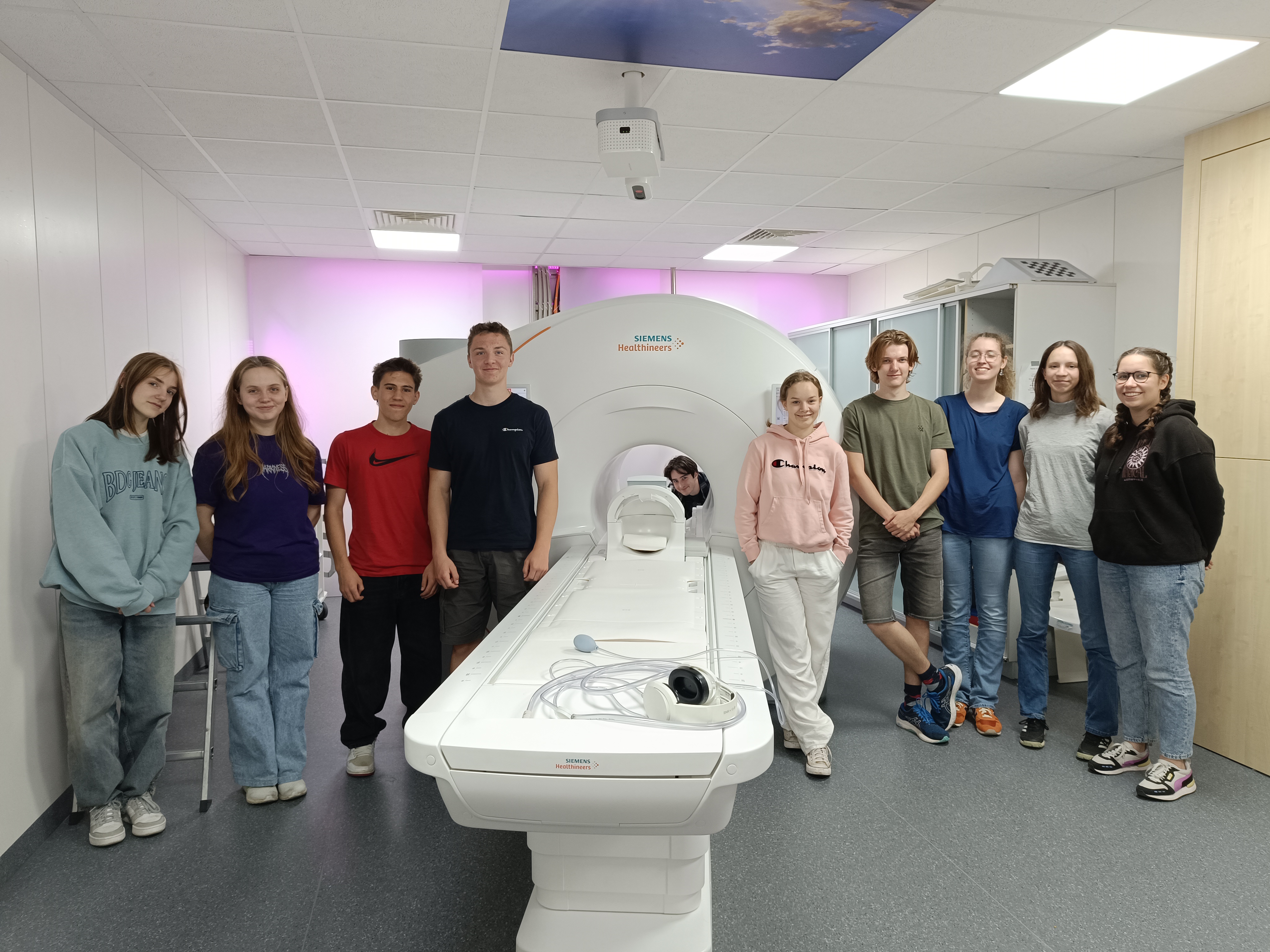 EGF-Gruppe mit CT-Gerät